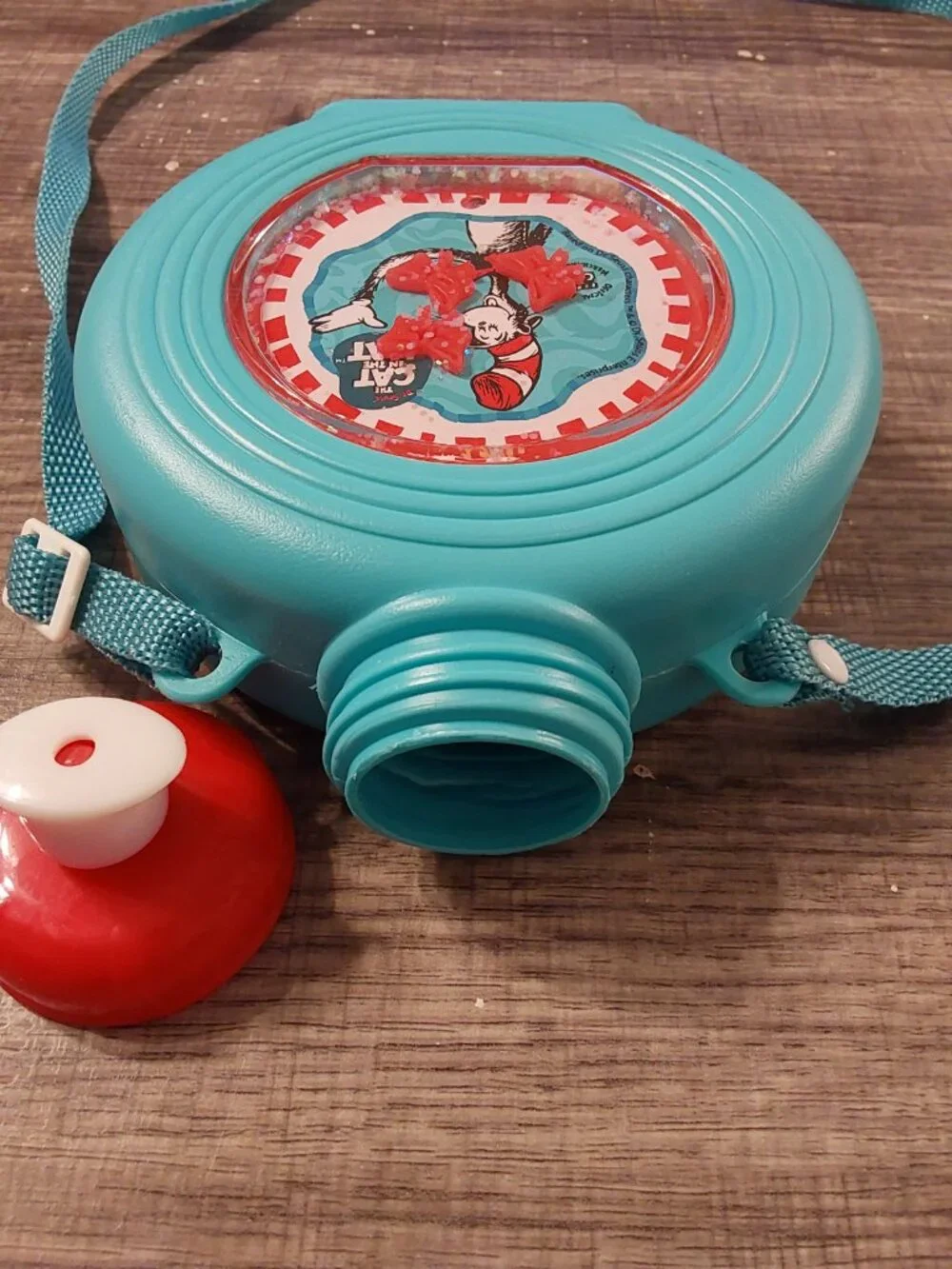 VINTAGE DR. SEUSS DRINKING CANTEEN, NEVER USED, 1990'S VERY RARE